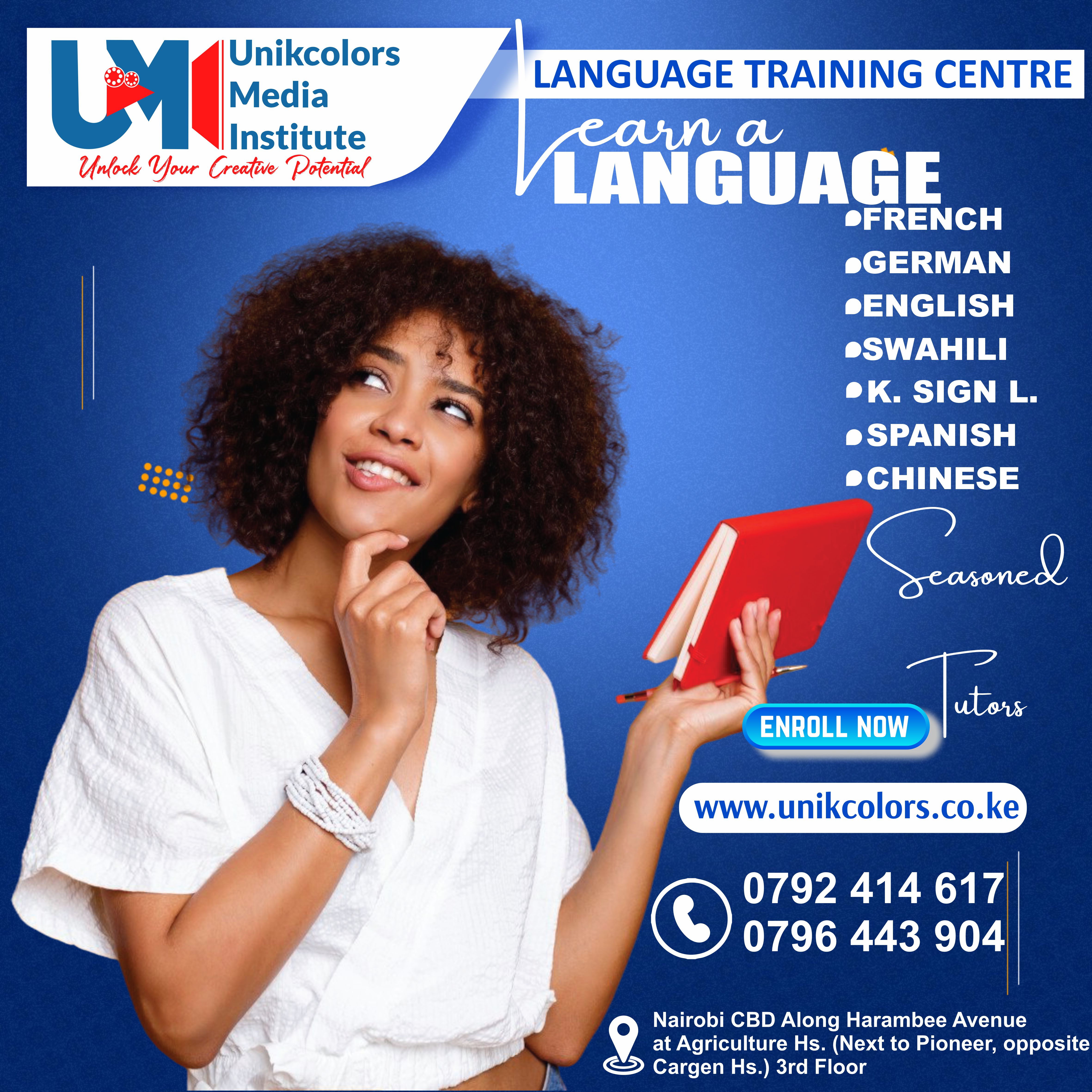 LANGUAGE TRAINING CENTRE - GERMAN | ENGLISH | FRENCH | CHINESE | SPANISH | SWAHILI | KENYA SIGN LANG